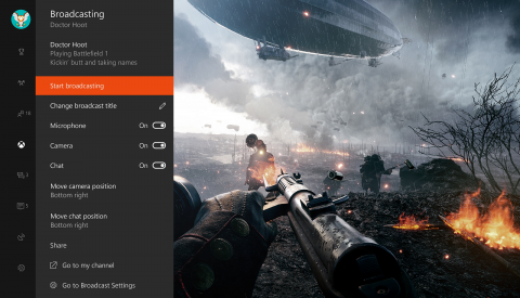 Beam, la plateforme de streaming interactive de Microsoft, arrive sur Xbox One