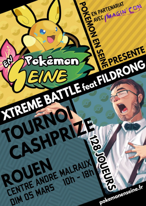Pokémon Soleil / Lune : Le Xtreme Battle ce dimanche à Rouen !