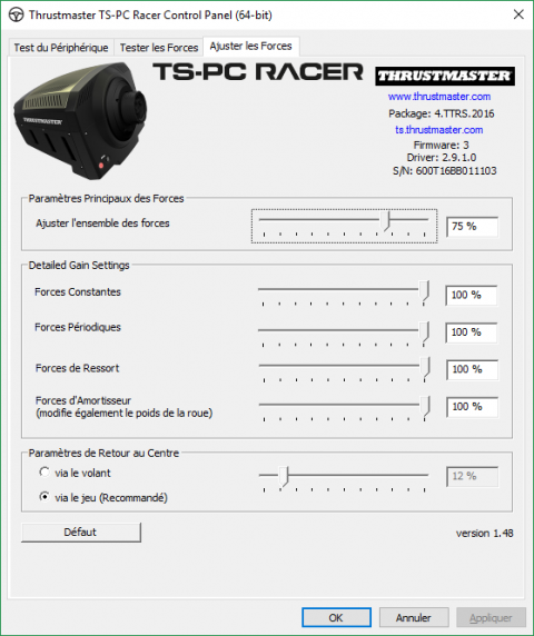 Test du volant Thrustmaster TS-PC RACER : Dans la cour des grands