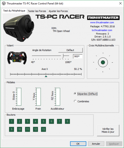 Test du volant Thrustmaster TS-PC RACER : Dans la cour des grands