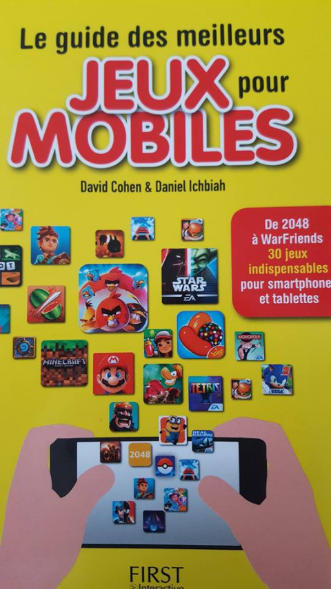 Le livre qui référence 30 jeux à retenir sur mobile et tablette est disponible dès aujourd'hui