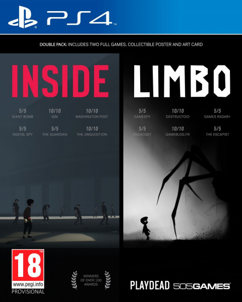 Limbo/Inside : Un double pack physique pour le mois de septembre