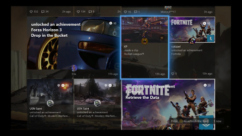 La Xbox One présente sa nouvelle interface