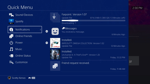 PS4 : le firmware 5.0 sort en beta, son contenu se dévoile
