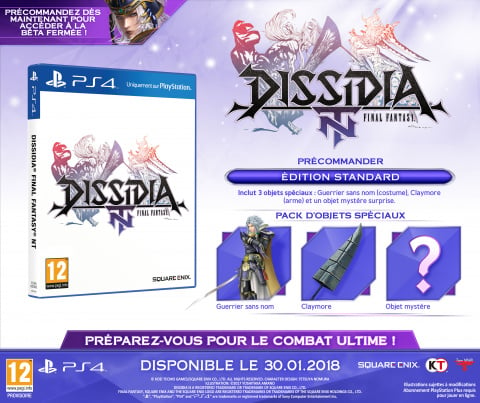 Dissidia : Final Fantasy NT arrivera en France le 30 janvier 2018