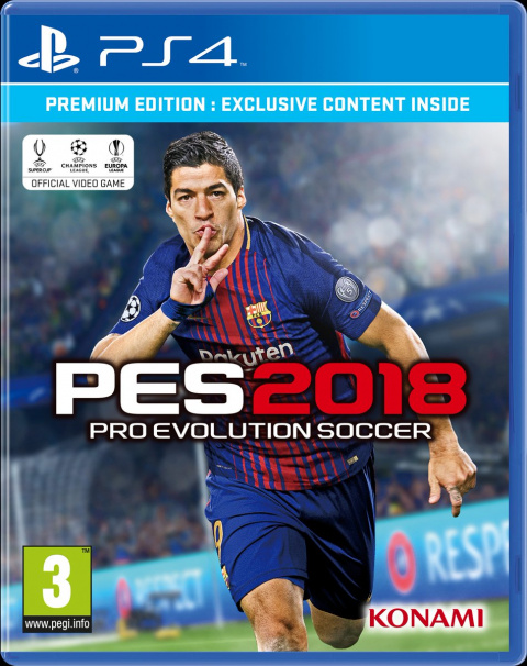 Pro Evolution Soccer 2018 sur PS4