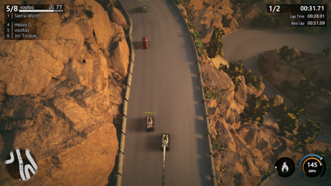 Mantis Burn Racing : Le jeu de course en vue du dessus arrive sur Switch
