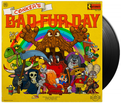 Rare annonce des vinyles dédiés à Conker, Battletoads et Viva Piñata
