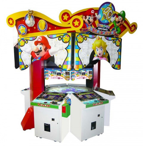 Né sur consoles, Mario Party a été adapté sur bornes d'Arcade