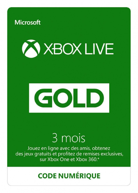 Xbox Live Gold : Derniers jours pour profiter de 3 mois d'abonnement à -40%