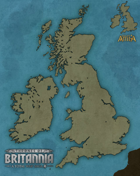 Total War Saga : Thrones of Britannia - Une Angleterre 23x plus grande que celle d'Attila
