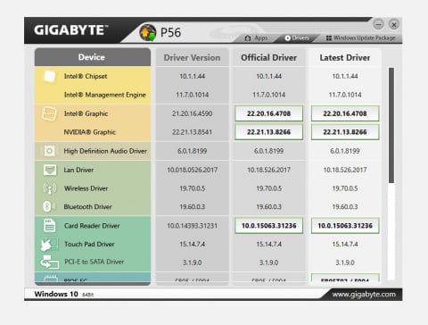 Guide PC Portable Gamer : Test du modèle Gigabyte P56XT