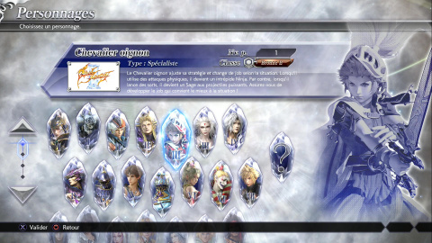 Dissidia : Final Fantasy NT - le dernier personnage en DLC sera présenté le 28 janvier