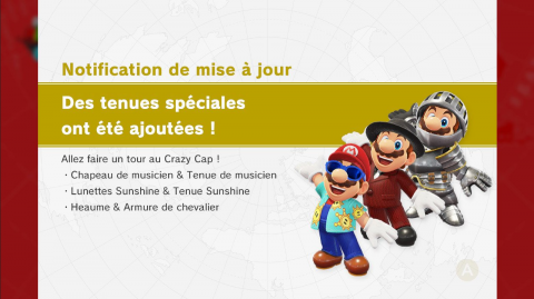 [MàJ] Super Mario Odyssey : La mise à jour gratuite est disponible