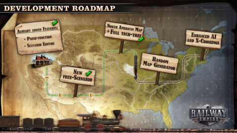Railway Empire : une carte transcontinentale est désormais disponible