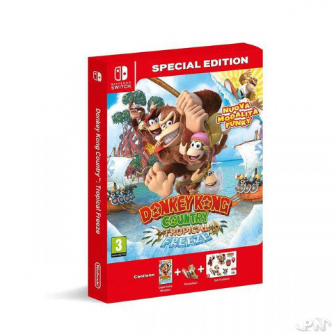 Donkey Kong Country Tropical Freeze : Une édition spéciale listée en Italie