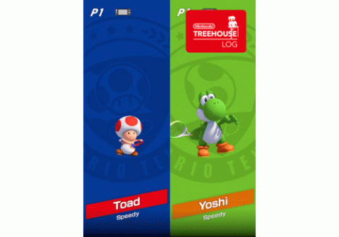 Mario Tennis Aces : Yoshi, Boo, Toad et Harmonie se montrent sur le court