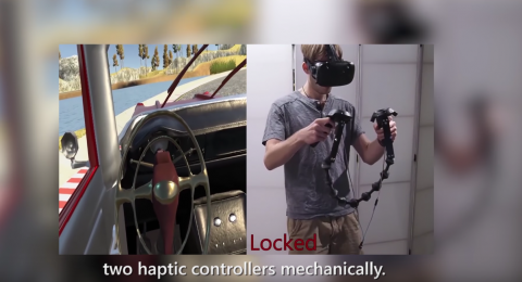Microsoft présente ses accessoires haptiques pour de la VR faisant appel au sens du toucher