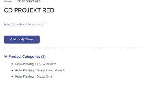 E3 2018 : CD Projekt RED y présentera un RPG