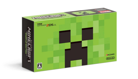 La New 2DS XL Creeper Edition accompagne la sortie de Minecraft 3DS en Europe