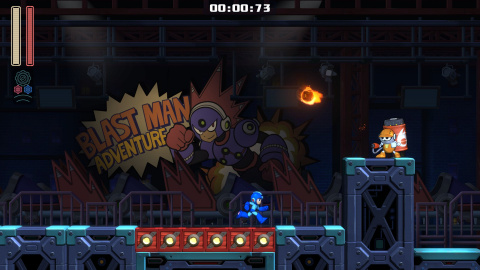 Mega Man 11 : le boss Blast Man largue ses bombes en images