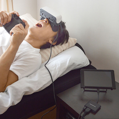 Nintendo Switch : l'Eye Theater, un casque pour avoir l'impression de jouer sur grand écran