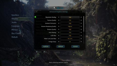 Monster Hunter World tournera bien en 4K / 60 fps sur PC