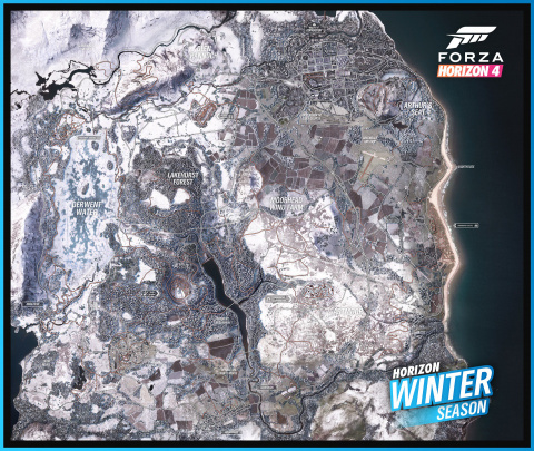 Forza Horizon 4 : une heure de gameplay sous le froid hivernal