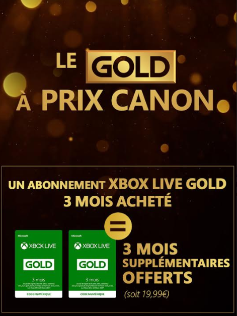 Le Xbox Live Gold et le Xbox Game Pass en promotion pour la Gamescom !