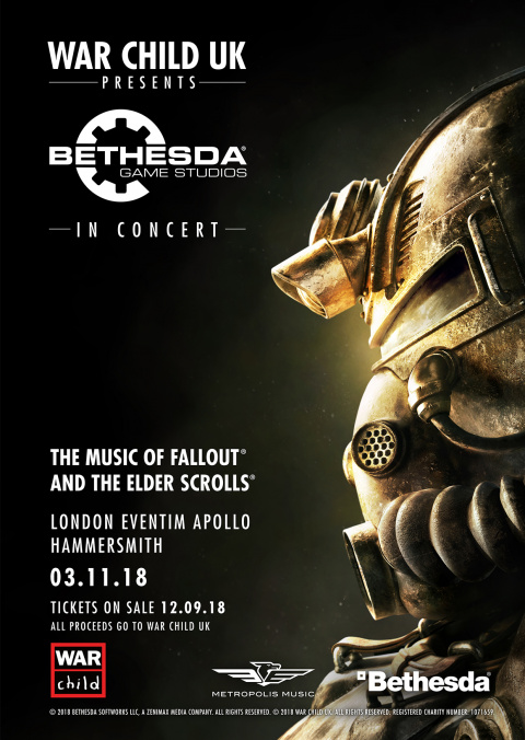 Un concert Bethesda Game Studios à Londres en novembre