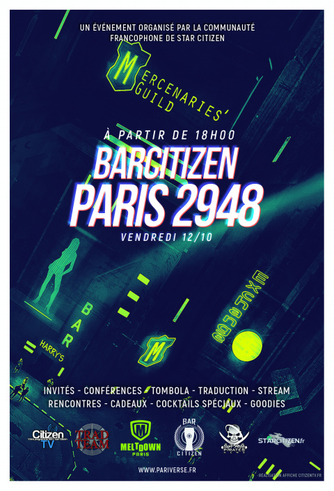 Star Citizen : événements à Paris et à Clermont-Ferrand en octobre
