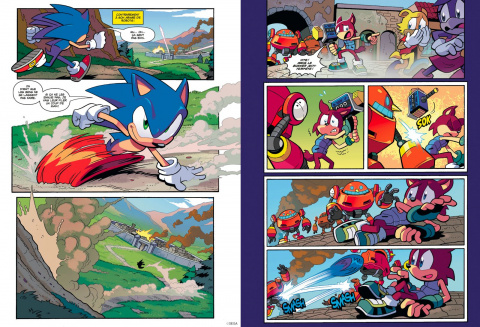 Une bande dessinée Sonic déboule le 25 octobre chez Mana Books