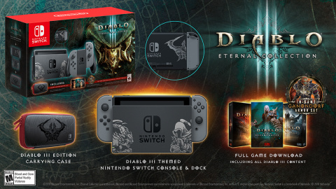 Une Nintendo Switch en édition limitée aux couleurs de Diablo III