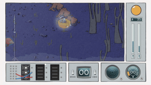 Aquamarine, un jeu d'exploration inspiré par le style de Moebius en quête de financement