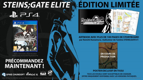 Steins;Gate Elite : l'édition limitée également prévue en Europe