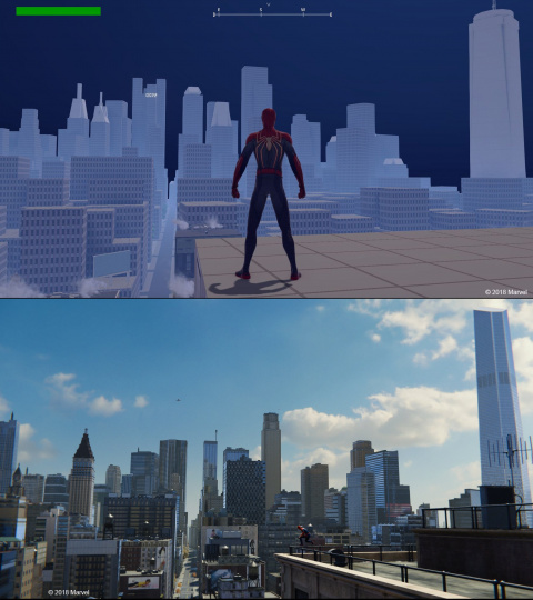 Spider-Man : Insomniac partage les images d'un prototype