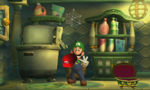 Trouver les affaires de Mario