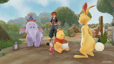 Kingdom Hearts III : Winnie l'Ourson et Raiponce se présentent en images