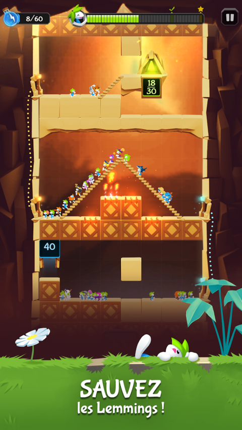 Lemmings : une version modernisée du puzzle game mythique sur iOS et Android