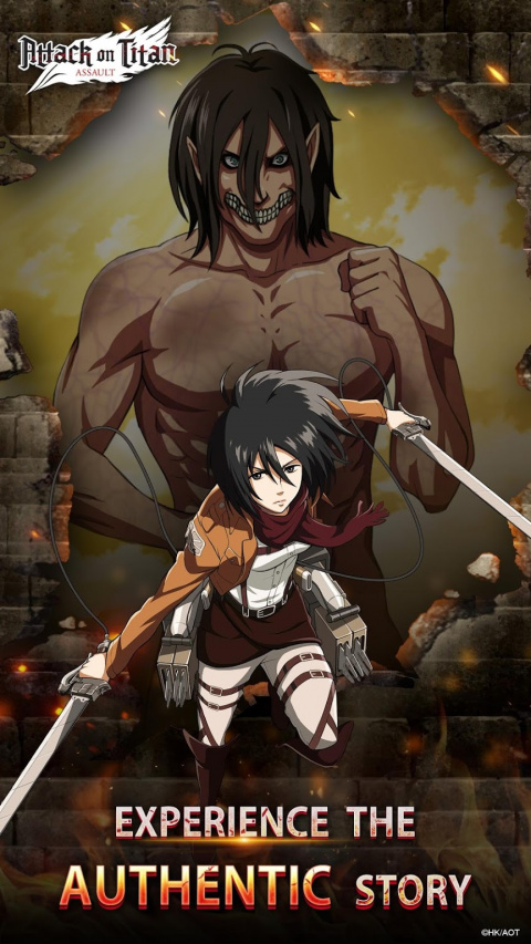 Attack on Titan : Assault - le manga va avoir droit à un nouveau jeu mobile