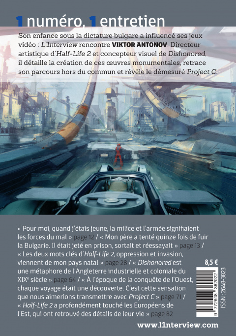 L’1nterview : un mook dédié au directeur artistique Viktor Antonov (Half-Life 2, Dishonored)