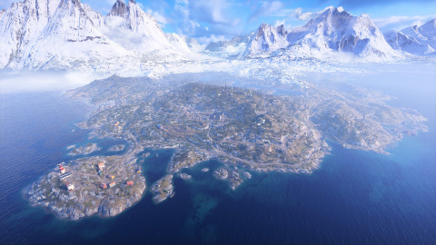 Battlefield V : EA détaille la carte du mode battle royale Firestorm