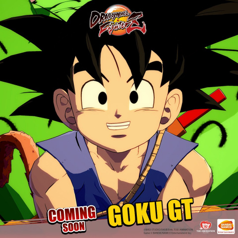 Dragon Ball FighterZ : Goku GT se montre sur le dos de Shenron dans une série de visuels