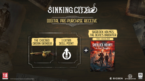[MàJ] The Sinking City : un jeu Sherlock Holmes offert en bonus de précommande