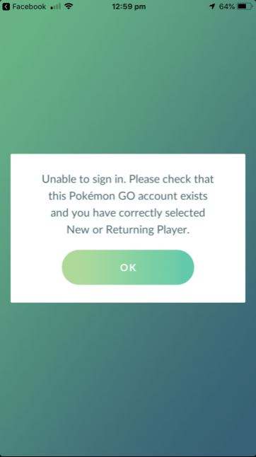 Pokémon Go, bug de connexion dangereux "Unable to sign in" : que faire si ça vous arrive
