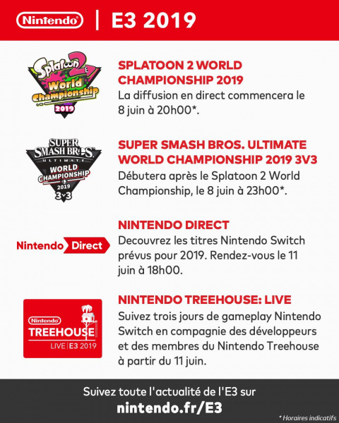E3 2019 : le Nintendo Direct sera diffusé le 11 juin