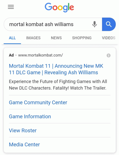 Mortal Kombat 11 : Terminator et Ash Williams fuitent à nouveau
