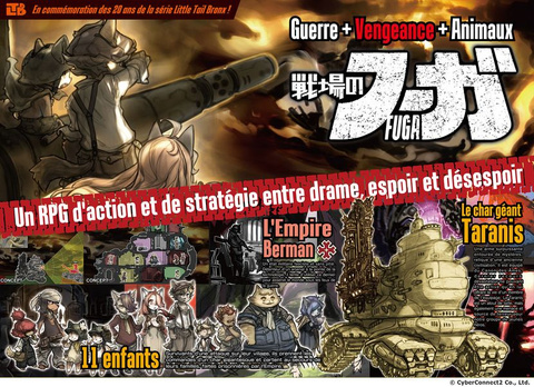 Fuga : CyberConnect2 présentera son RPG tactique à Japan Expo