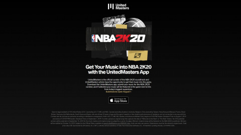 2K imite Ubisoft et appelle les artistes à contribuer (gratuitement) à la bande-son de NBA 2K20