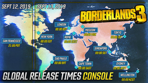 Borderlands 3 sera prétéléchargeable 48h à l'avance, y compris sur PC